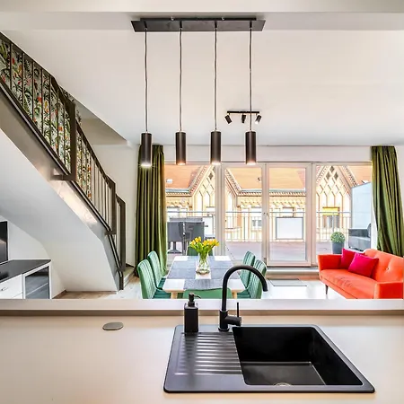 Appartement Skyline Terrace Boedapest